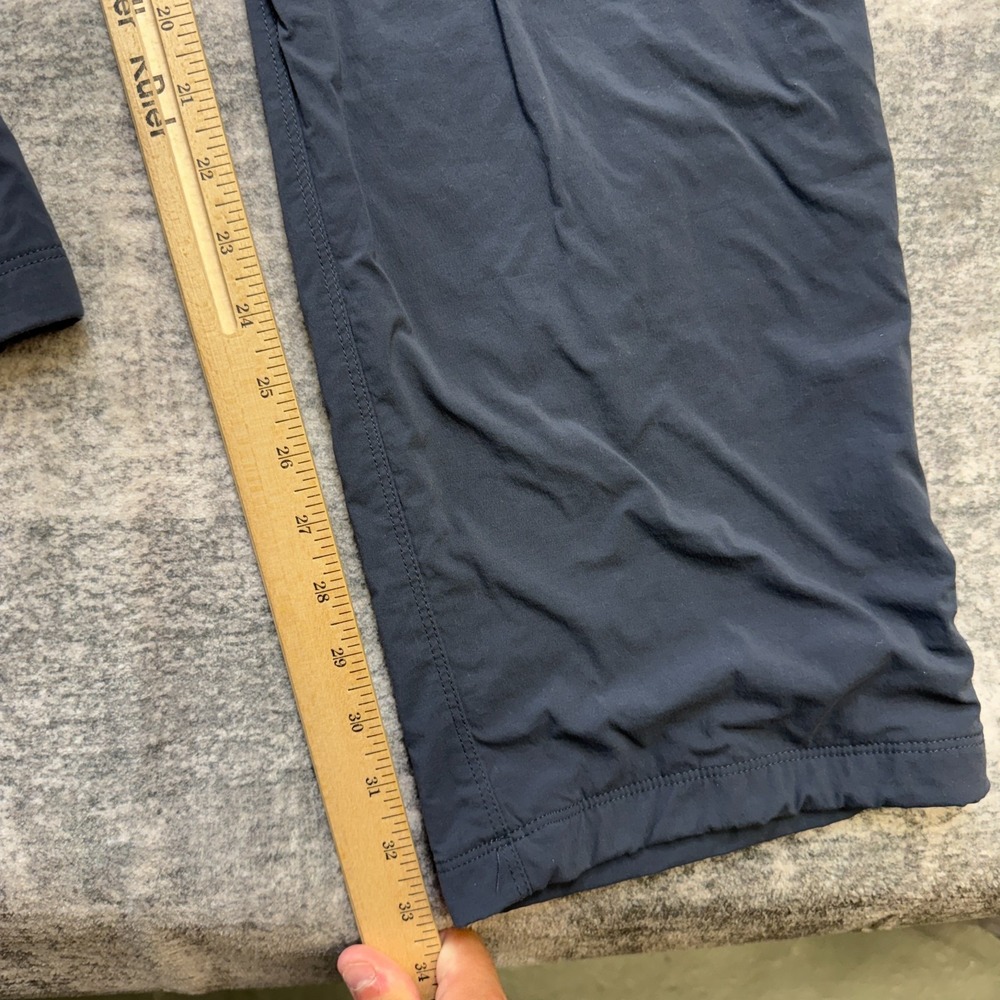 LL Bean Cresta Pants Fleece Lined Men 33x34 Blue Gray Cargo Hiking Outdoor Chore - Picture 8 of 10